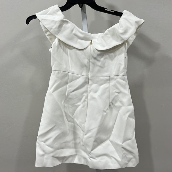 self-portrait Bow Mini Dress in White - Picture 11 of 13